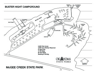 VIew Buster Hight Campground Map
